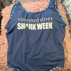 Vineyard Vines shark week swim suit, one piece
